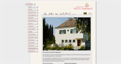 Desktop Screenshot of hotel-villa-arborea.de